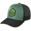 Crossing Curved Bill Trucker - Dark Ivy - Adjustable Trucker Hat | Dakine