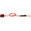 Kainui Team Leash 8Ft X 1/4In - Flame Scarlet - Flame Scarlet - Surf Leash | Dakine