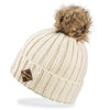 Kylie Pom Beanie - Women's - Turtledove - Women's Knit Pom Beanie | Dakine