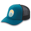 Lo Tide Graphic Trucker Hat - Deep Lake Wave - Adjustable Trucker Hat | Dakine