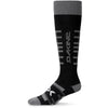 Womens Thinline Merino Sock - Black/Grey - Black/Grey - Women's Snowboard & Ski Socks | Dakine